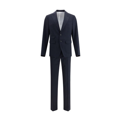Black Fleece Wool Two-Piece Suit