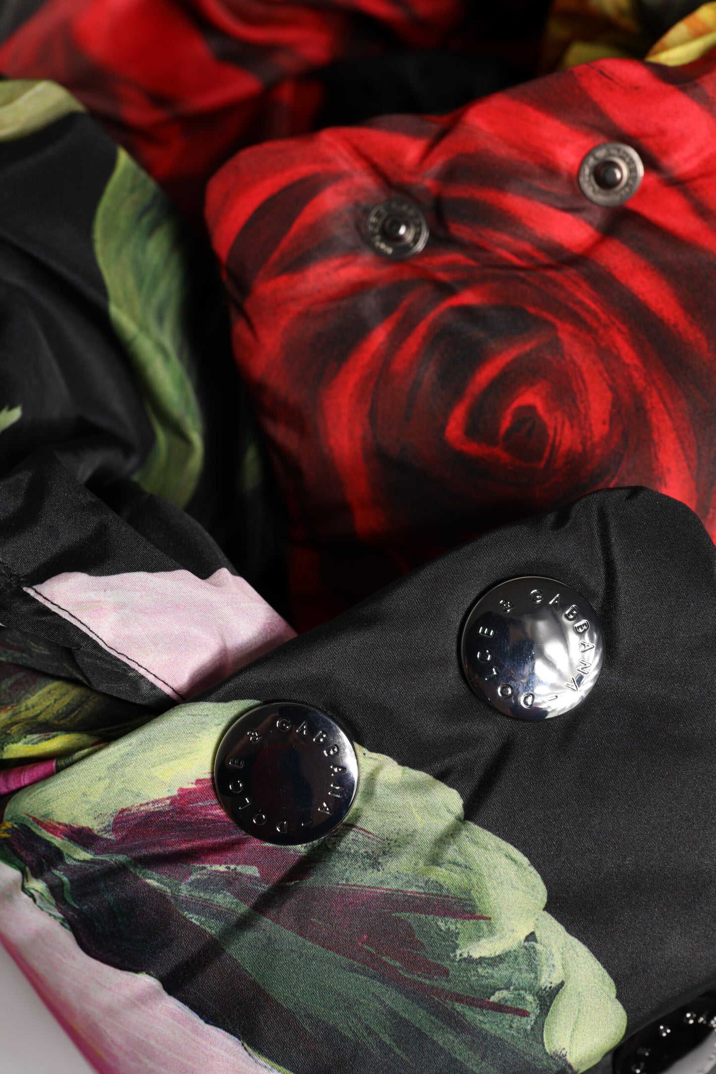 Black Floral Print Whole Head Wrap Hat-Dolce & Gabbana-LabelTerrace.com