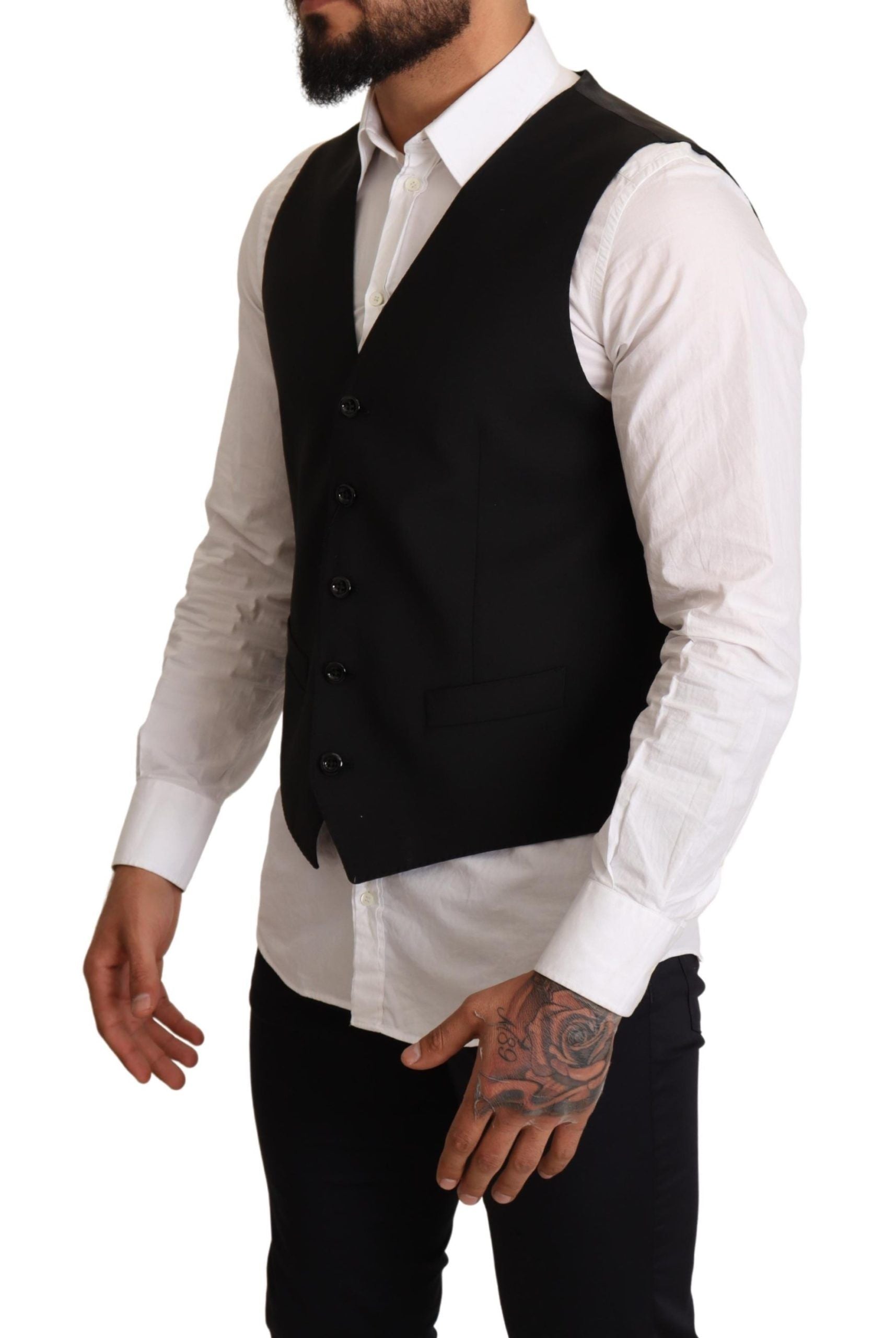 Black Formal dress Vest