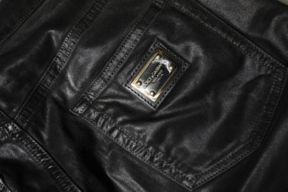 Black GRACE High Waist Skinny Denim Jeans-Dolce & Gabbana-LabelTerrace.com