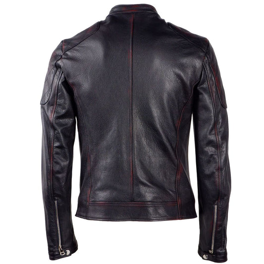 Black Goatskin Men Jacket-Dolce & Gabbana-LabelTerrace.com