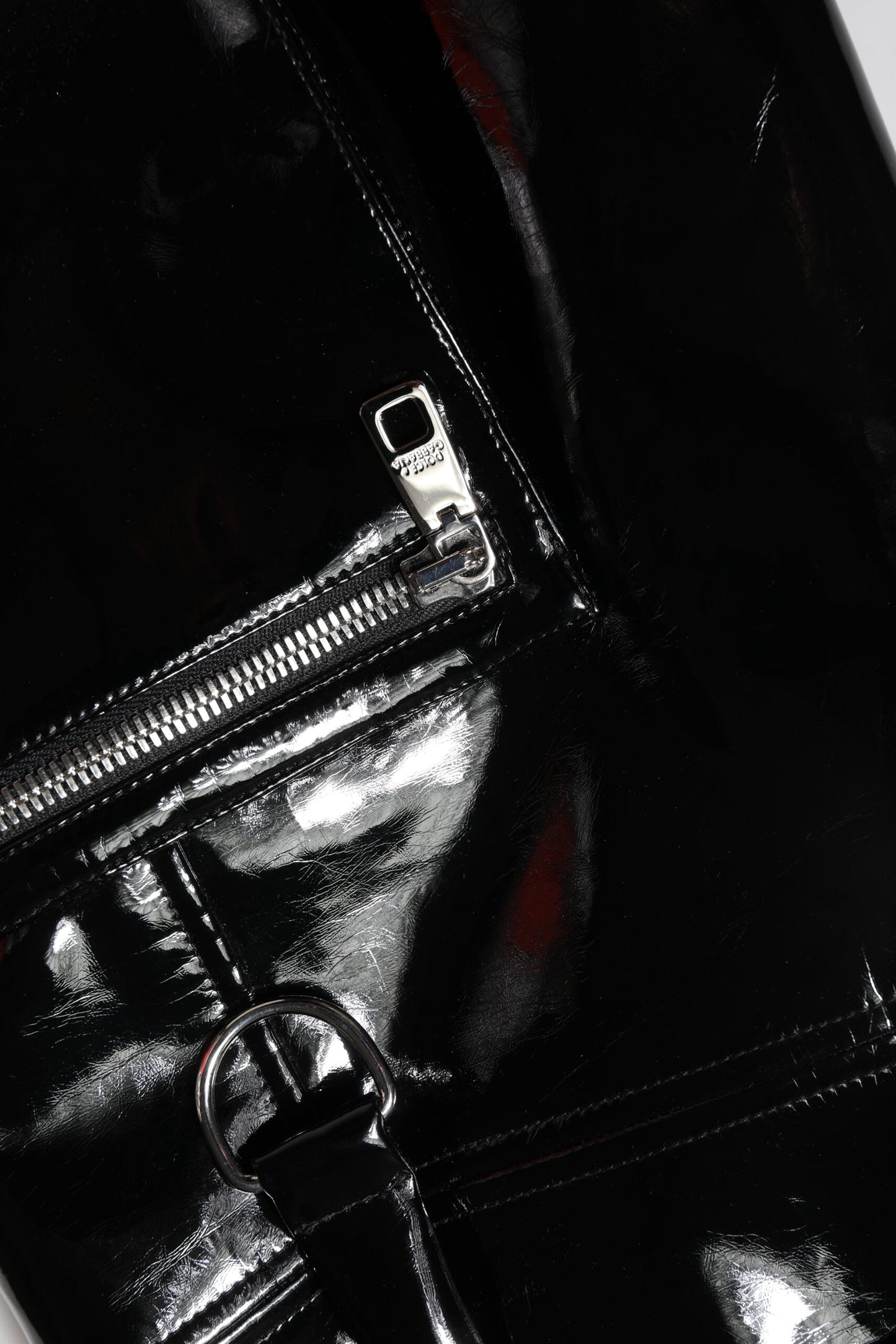 Black High Waist Cargo Bootcut Pants-Dolce & Gabbana-LabelTerrace.com