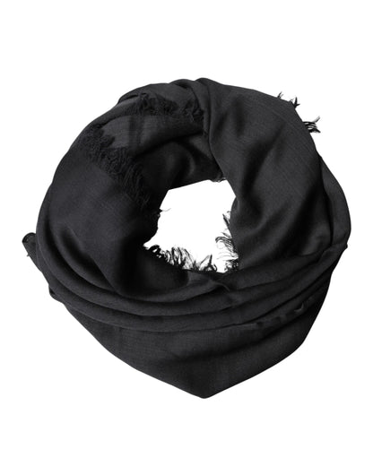Black Lace Stole Neck Wrap Shawl Scarf