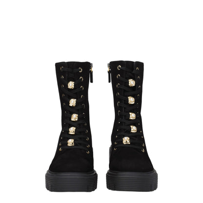 Black Leather Ankle Boots