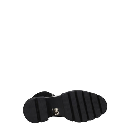 Black Leather Ankle Boots