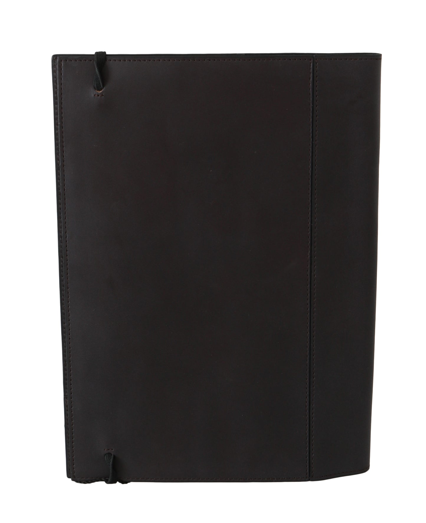 Black Leather Bifold Travel Holder Logo Wallet