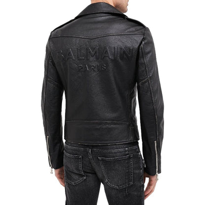 Leather Jacket-Balmain-LabelTerrace.com