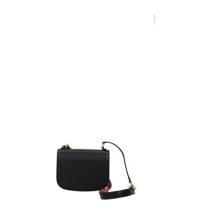 Black Leather Handbag-Jil Sander-LabelTerrace.com