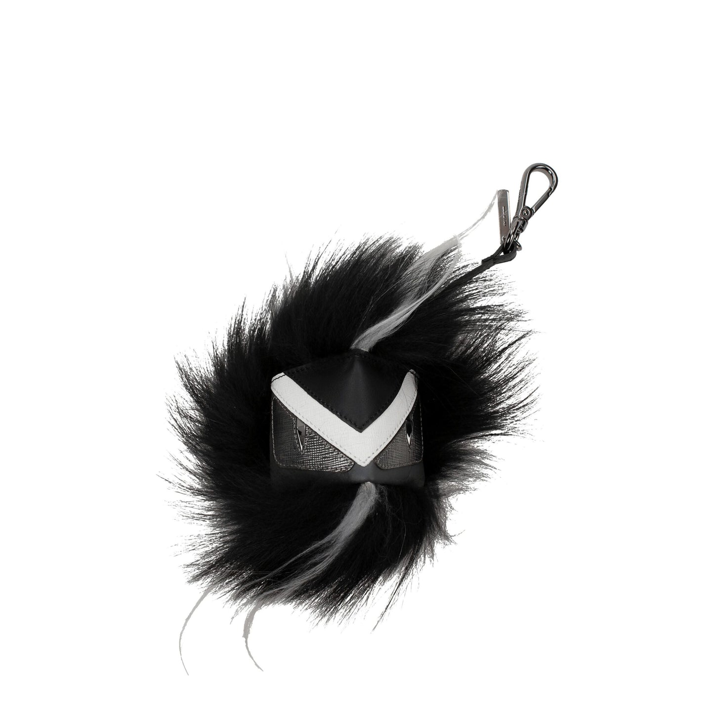 Black Leather Keychains-Fendi-LabelTerrace.com