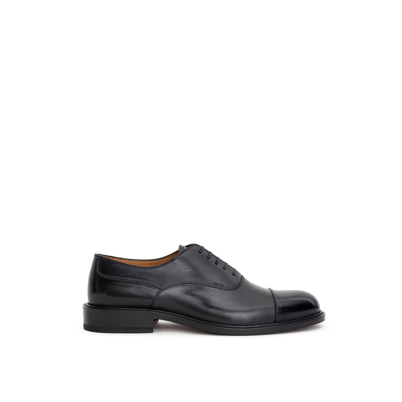 Black Leather Oxfords And Derby-Dior-LabelTerrace.com