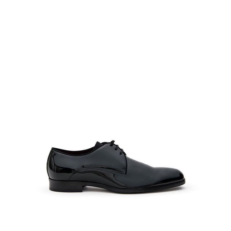 Black Leather Oxfords And Derbies