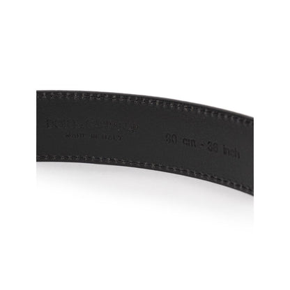 Black Leather Belt-Dolce & Gabbana-LabelTerrace.com