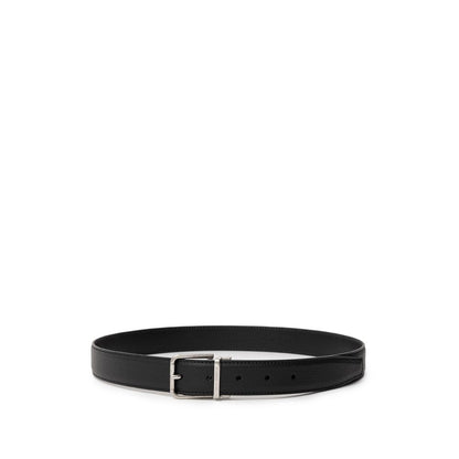 Black Leather Belt-Dolce & Gabbana-LabelTerrace.com