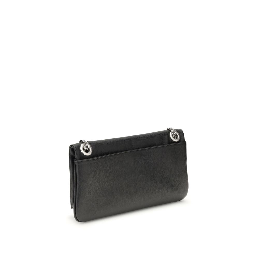 Black Leather Shoulder Bag