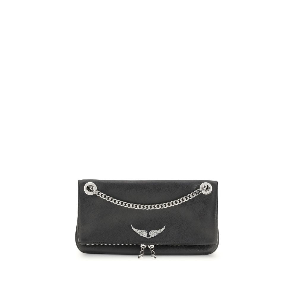 Black Leather Shoulder Bag