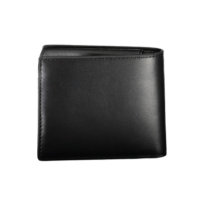 Black Leather Wallet-Tommy Hilfiger-LabelTerrace.com