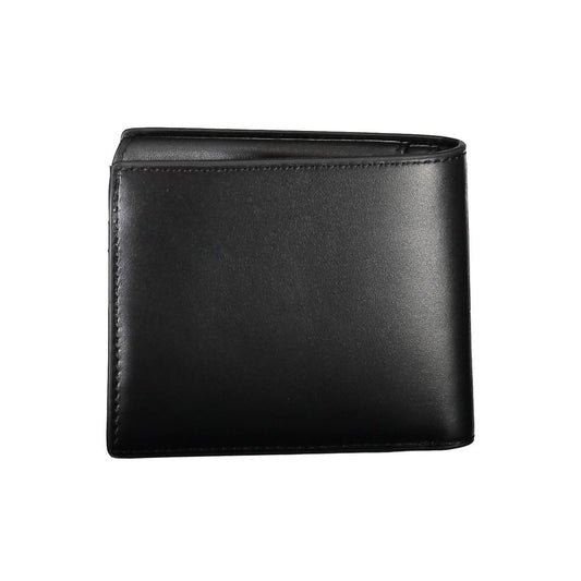 Black Leather Wallet-Tommy Hilfiger-LabelTerrace.com