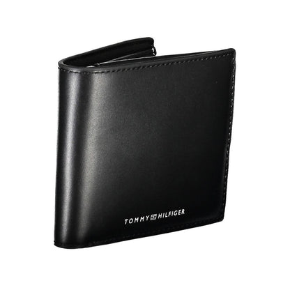 Black Leather Wallet-Tommy Hilfiger-LabelTerrace.com