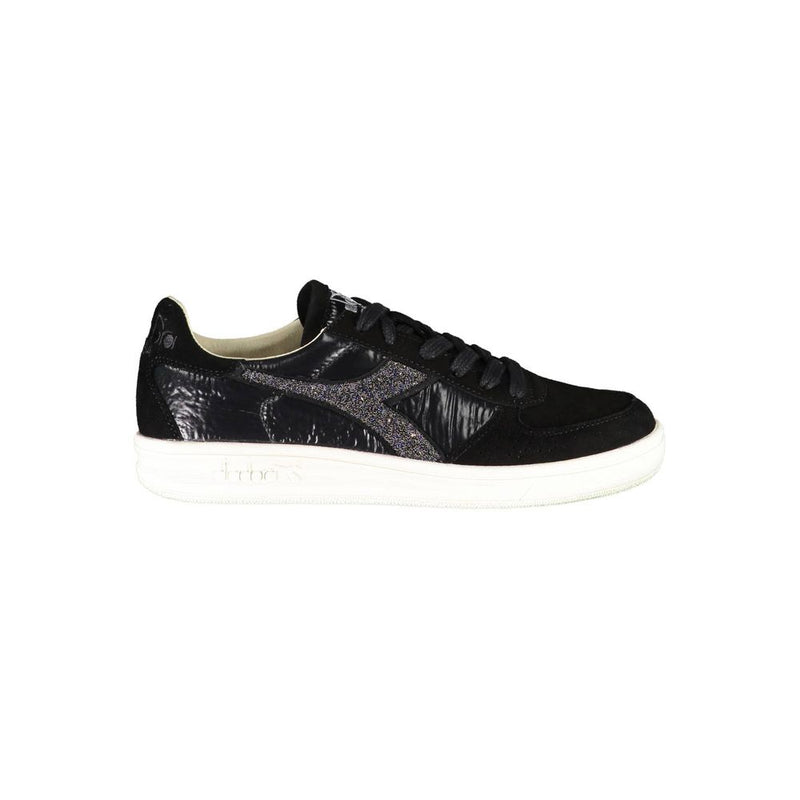 Black Leather Women Sneaker-Diadora-LabelTerrace.com