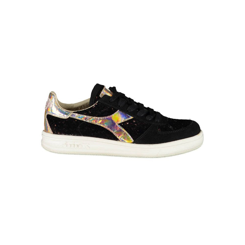 Black Leather Women Sneaker-Diadora-LabelTerrace.com
