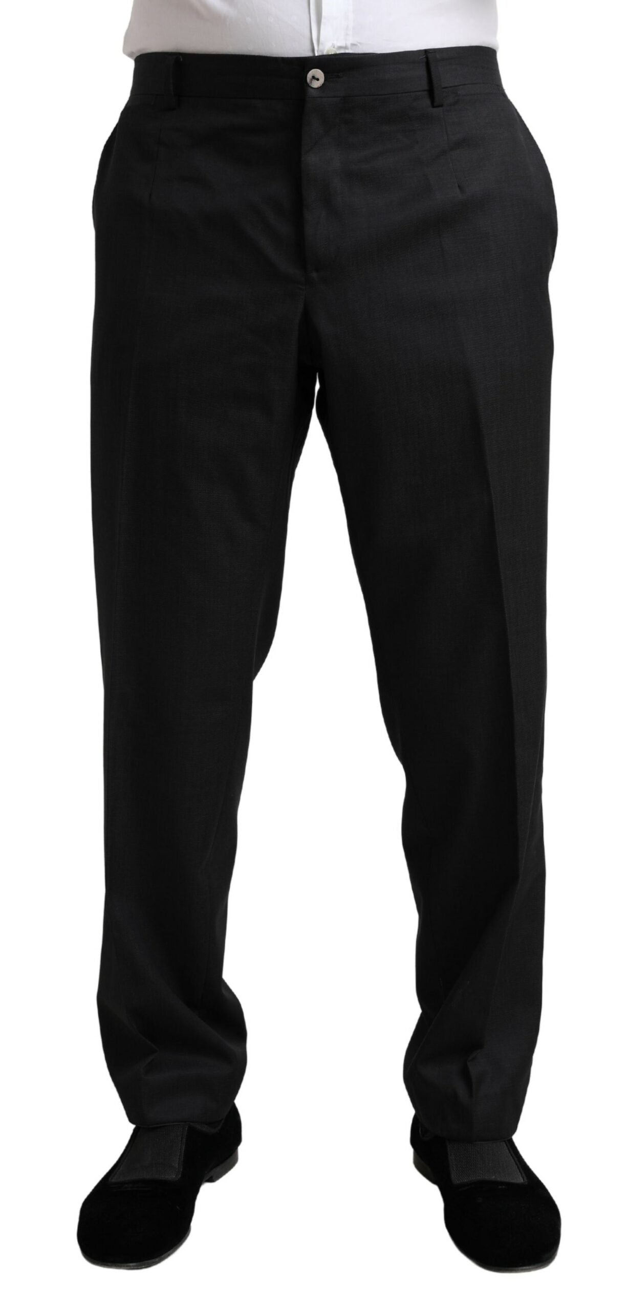 Black MARTINI Single Breasted 2 Piece Suit-Dolce & Gabbana-LabelTerrace.com