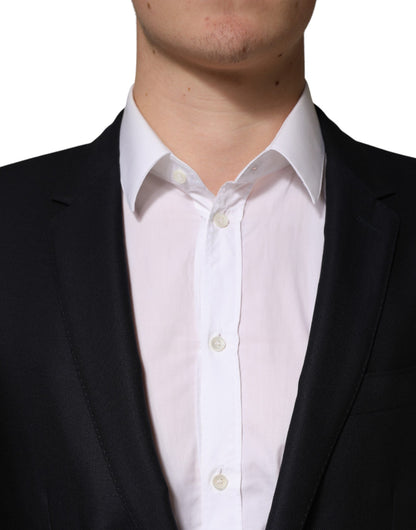 Black MARTINI Single Breasted Jacket Blazer