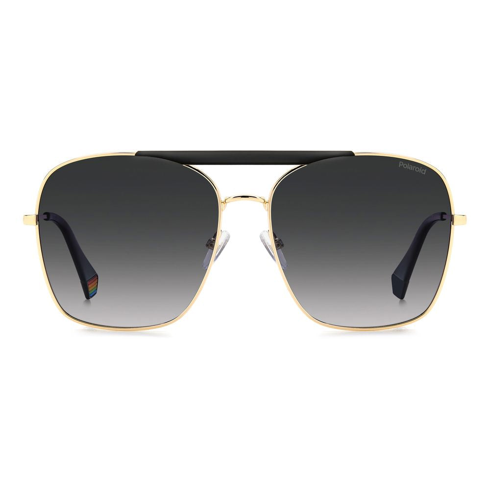 Black Metal Sunglasses-Polaroid-LabelTerrace.com