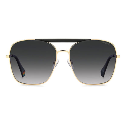 Black Metal Sunglasses-Polaroid-LabelTerrace.com