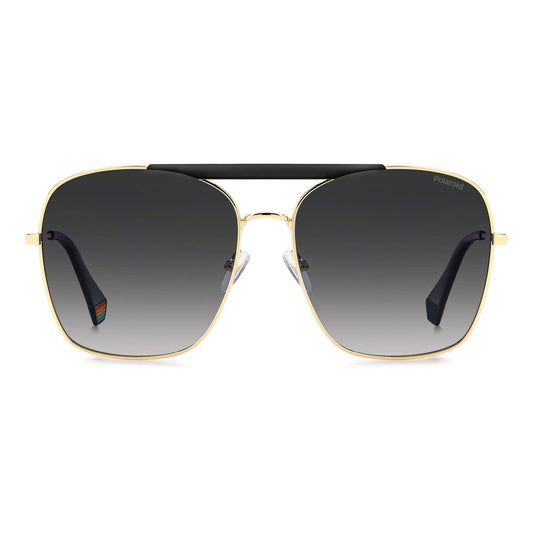 Black Metal Sunglasses-Polaroid-LabelTerrace.com