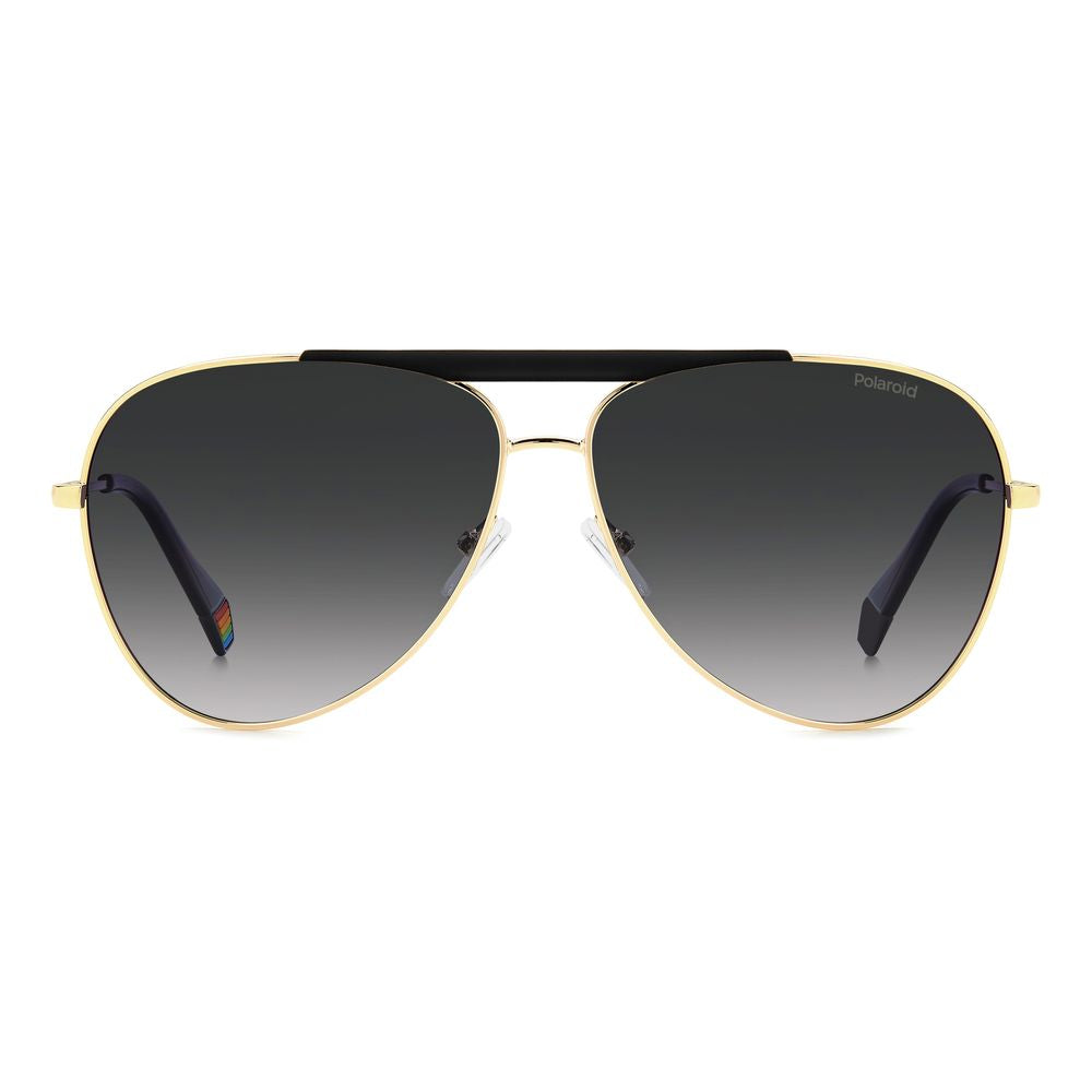 Black Metal Sunglasses-Polaroid-LabelTerrace.com