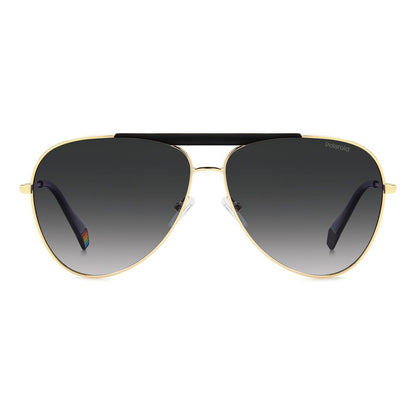 Black Metal Sunglasses-Polaroid-LabelTerrace.com