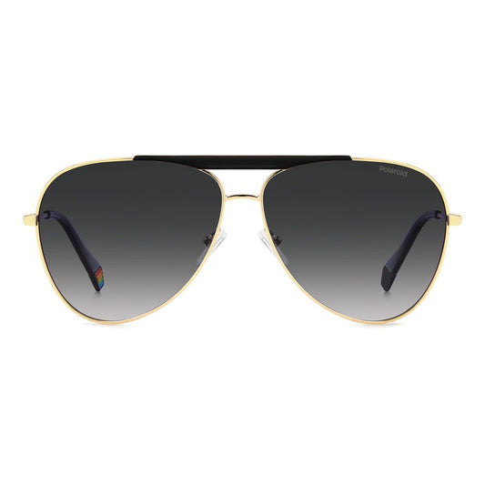 Black Metal Sunglasses-Polaroid-LabelTerrace.com
