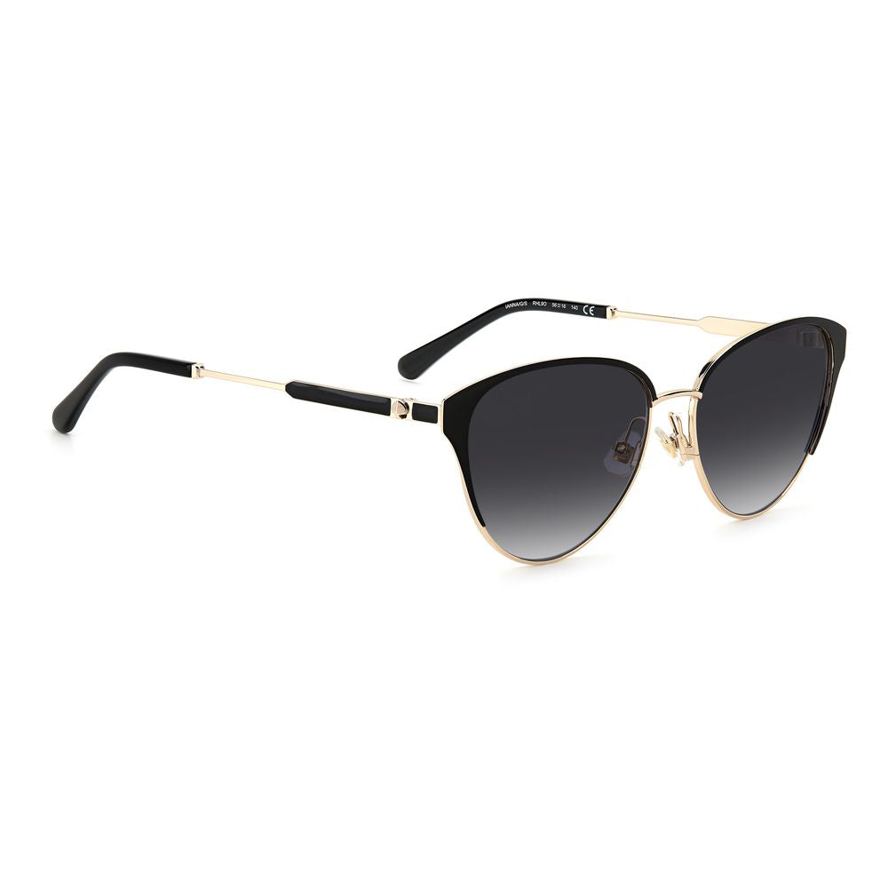 Black Metal Sunglasses-Kate Spade-LabelTerrace.com