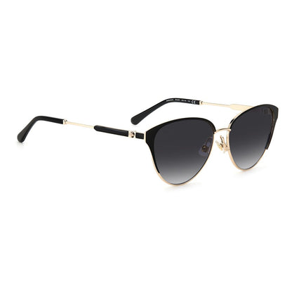 Black Metal Sunglasses-Kate Spade-LabelTerrace.com