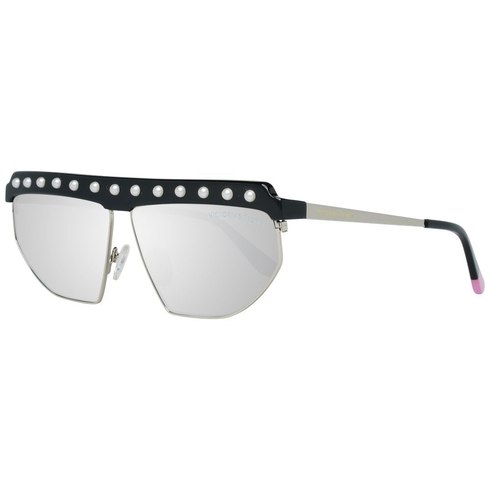 Black Metal Sunglasses-Victoria's Secret-LabelTerrace.com