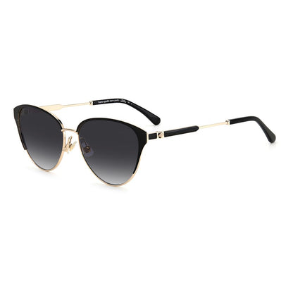 Black Metal Sunglasses-Kate Spade-LabelTerrace.com