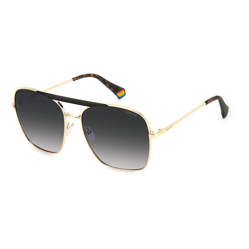 Black Metal Sunglasses-Polaroid-LabelTerrace.com