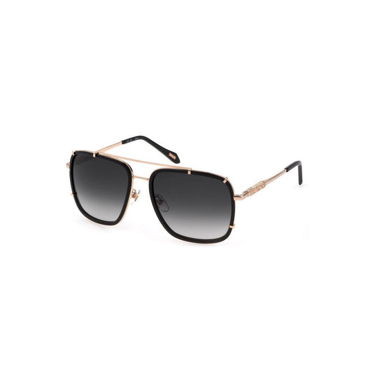 Black Metal Women Sunglass-Just Cavalli-LabelTerrace.com