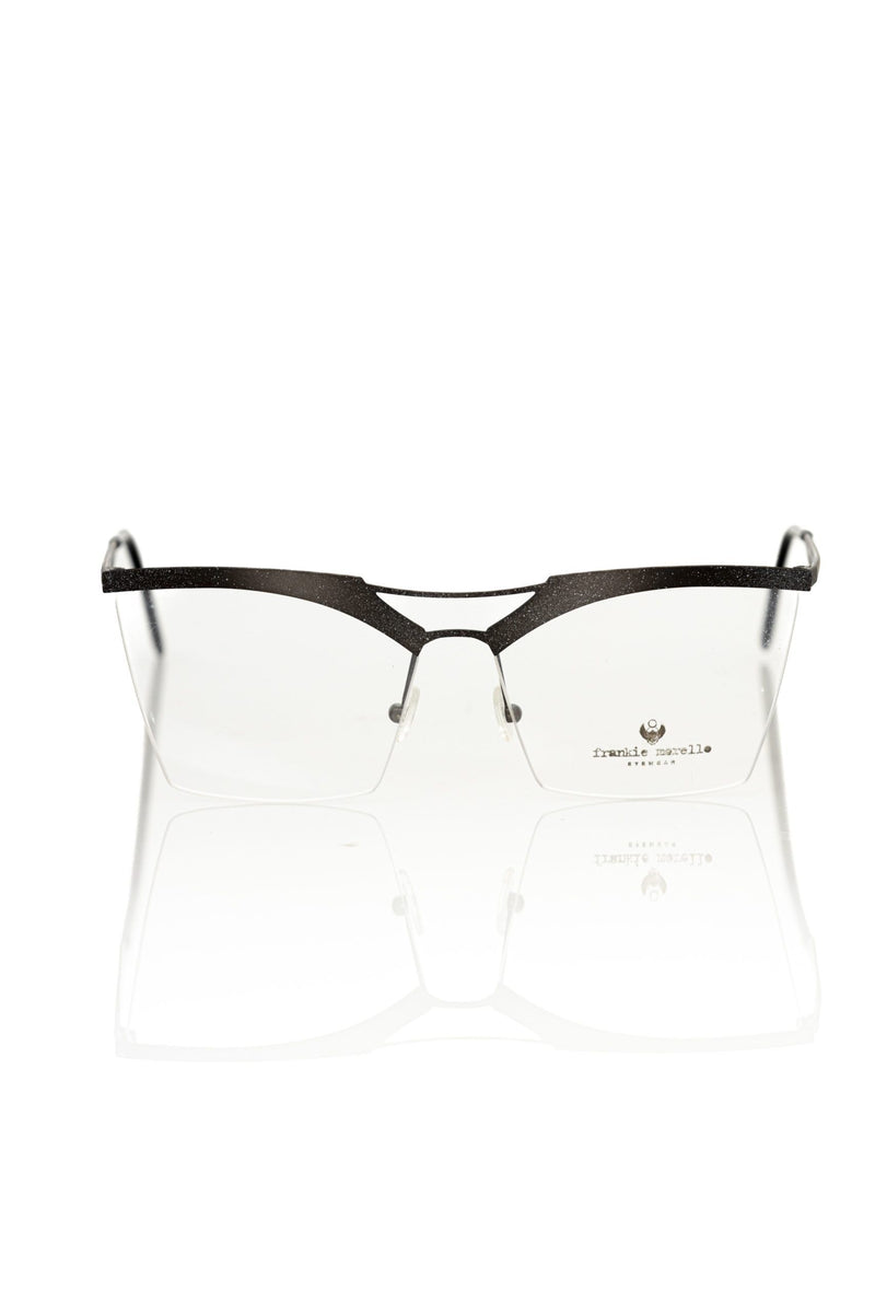 Black Metallic Women's Frame-Frankie Morello-LabelTerrace.com