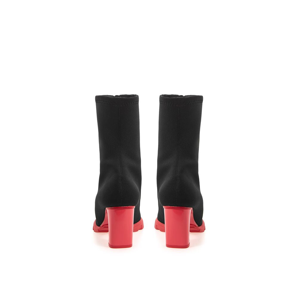 Black Neoprene Boot-Alexander McQueen-LabelTerrace.com