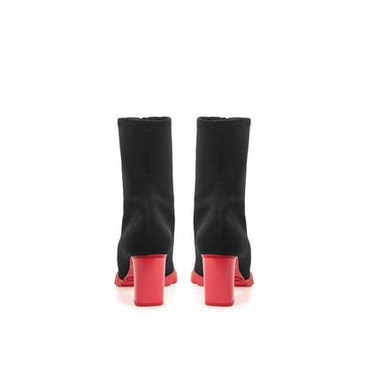 Black Neoprene Boot-Alexander McQueen-LabelTerrace.com