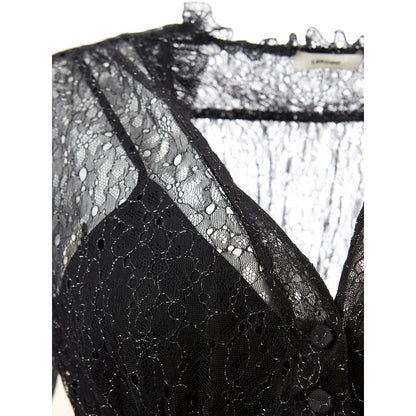 Black Nylon Casual Dress