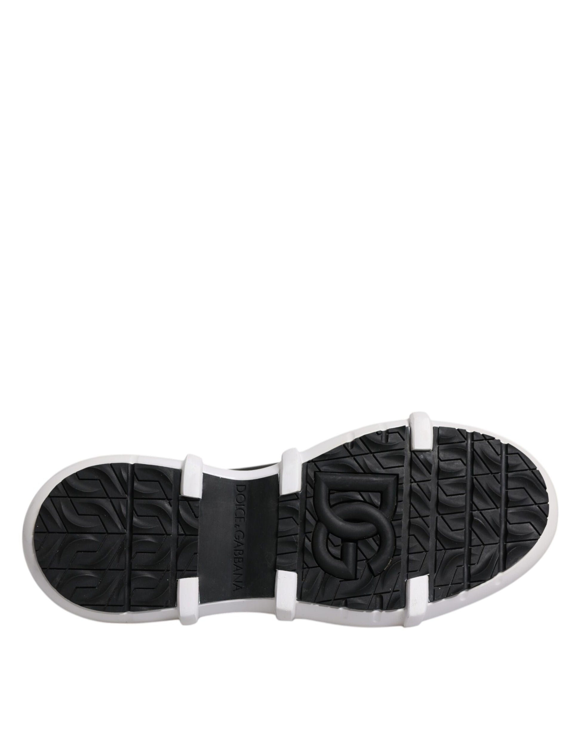 Black Nylon Galileo High Top Sneakers Shoes-Dolce & Gabbana-LabelTerrace.com