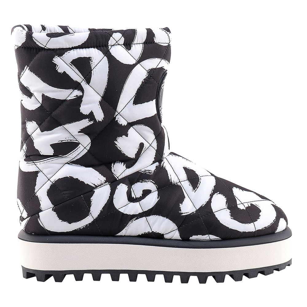 Black Nylon Men Boot-Dolce & Gabbana-LabelTerrace.com