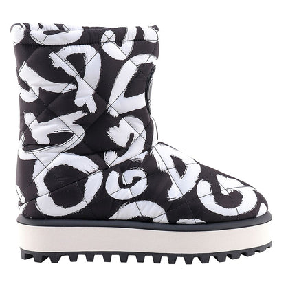 Black Nylon Men Boot-Dolce & Gabbana-LabelTerrace.com