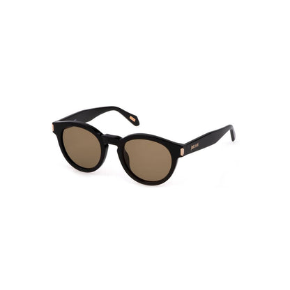 Black Plastic Sunglass-Just Cavalli-LabelTerrace.com