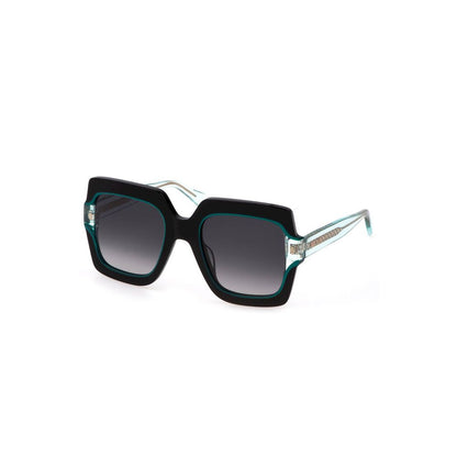 Black Plastic Sunglass-Just Cavalli-LabelTerrace.com