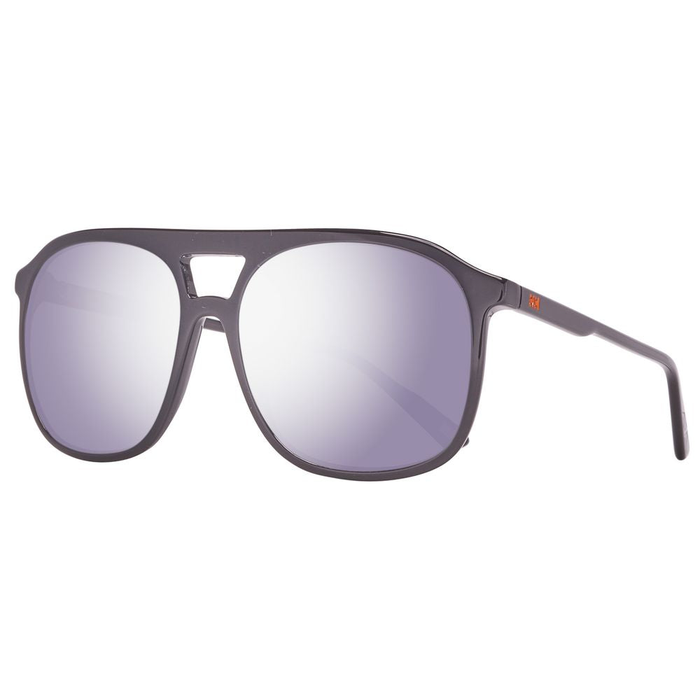 Black Plastic Sunglasses-Helly Hansen-LabelTerrace.com
