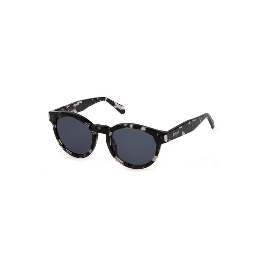Black Plastic Women Sunglass-Just Cavalli-LabelTerrace.com