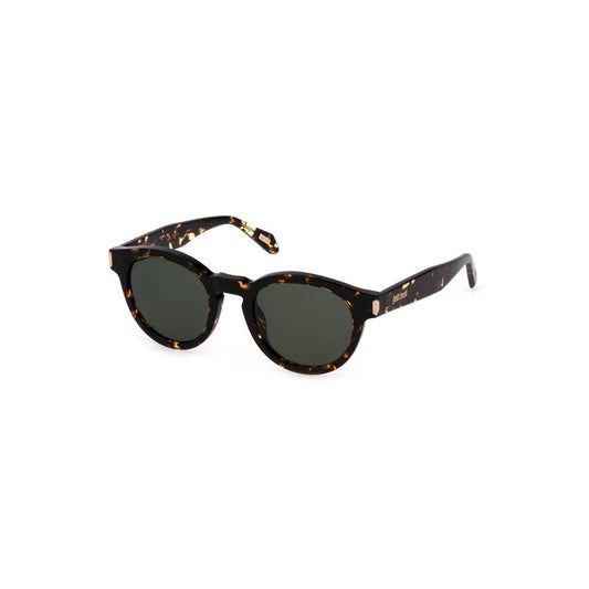Black Plastic Women Sunglass-Just Cavalli-LabelTerrace.com